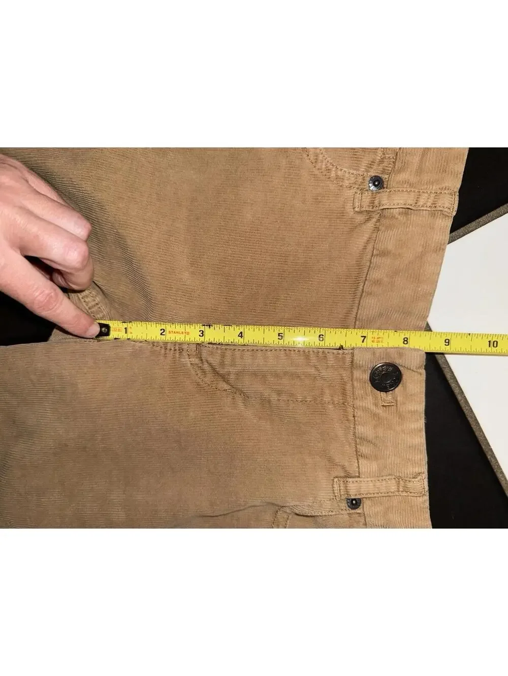 J. Crew womens corduroy bootcut pant Size 29S short  Light Brownbeige Minimalist